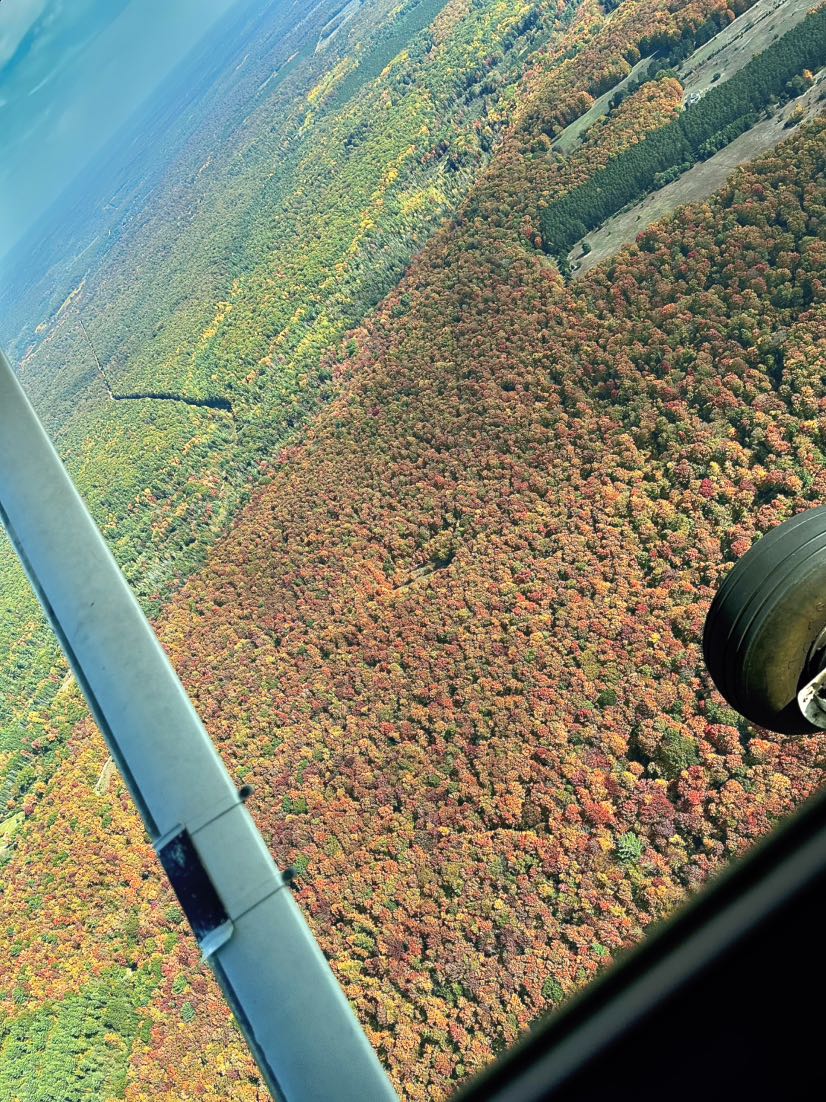 Traverse City flight photograph by club member Jeromie